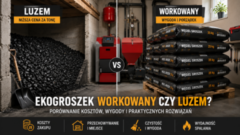 Ekogroszek workowany i luzem – na czym polega różnica.