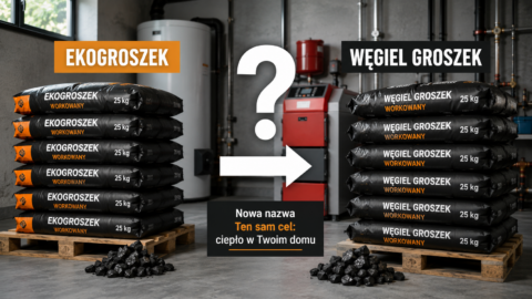Węgiel groszek czy ekogroszek? Jak rozumieć zmianę nazewnictwa po 2024 roku.